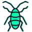 mosquito_blatte_scarafaggi Blatta, scarafaggio stilizzato colorato di verde